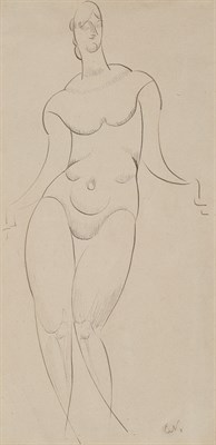 Lot 99 - Elie Nadelman American, 1882-1946 Standing...