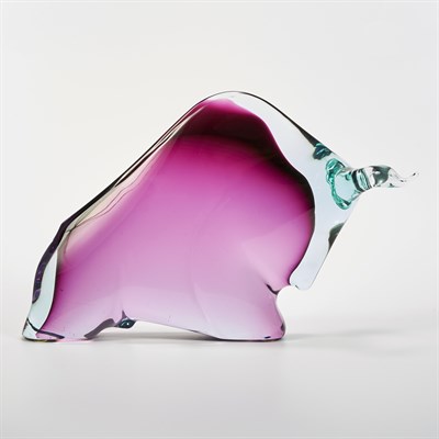 Lot 293 - John Leighton Amber Glass Fruit-Form...