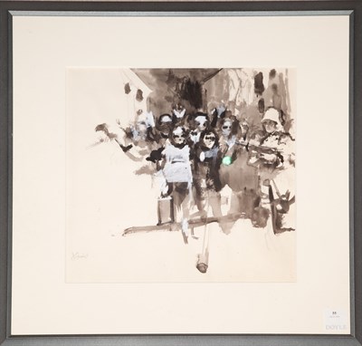Lot 55 - Jack Levine American, 1915-2010 Study for...