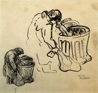 Lot 94A - Philip Reisman American, 1904-1992 (i) Studies...