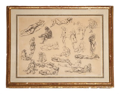 Lot 70 - Reginald Marsh American, 1898-1954 Figure...