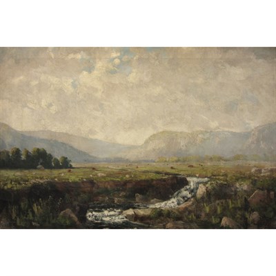 Lot 67 - Charles Peck American, 1827-1900 Clear Skies...