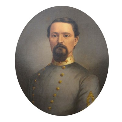 Lot 2 - American School 19th Century Portrait of a...