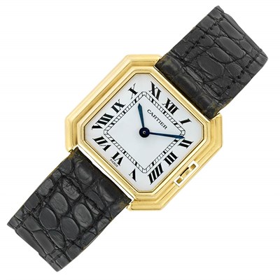 Lot 80 - Gold 'Ceinture' Wristwatch, Cartier