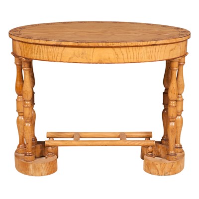 Lot 443 - Charles X Oak Center Table Height 31 inches,...