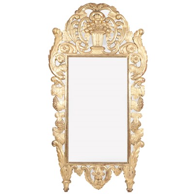 Lot 257 - Continental Rococo Style Giltwood Mirror...
