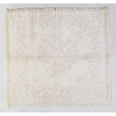 Lot 409 - Russian Imperial Silk Tea Napkin Last quarter...