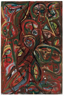 Lot 65 - Herbert Gentry American, 1919-2003 La Foule,...