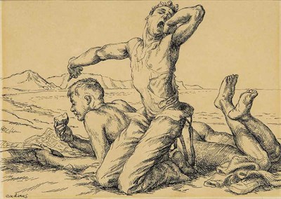 Lot 115 - Paul Cadmus American, 1904-1999 Idle Afternoon...