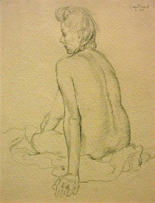 Lot 14 - Paul Cadmus American, 1904-1999 (i) Seated...