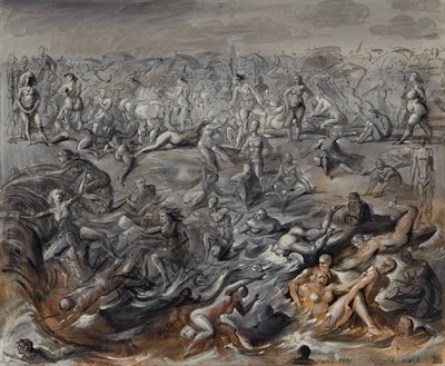 Lot 99 - Reginald Marsh American, 1898-1954 Coney...