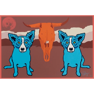 Lot 209 - George Rodrigue (1944-2013) MOO-COW BLUES...