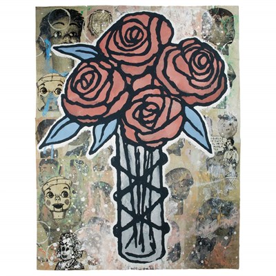 Lot 112 - Donald Baechler American, b. 1956 Four Roses,...