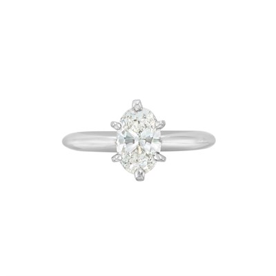 Lot 3217 - White Gold and Diamond Ring