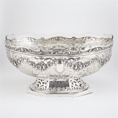 Lot 376 - Continental Sterling Silver Centerpiece Late...