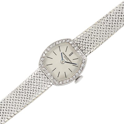Lot 3277 - Lady's White Gold and Diamond Wristwatch, Vacheron & Constantin