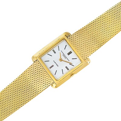 Lot 75 - Gentleman's Gold Wristwatch, Vacheron & Constantin, Cartier