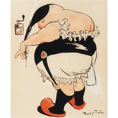 Lot 33 - Rudolf Bauer German, 1889-1953 Untitled (La...