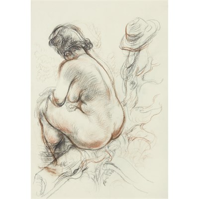 Lot 36 - George Ehrenfried Grosz German, 1893-1959 Nude...