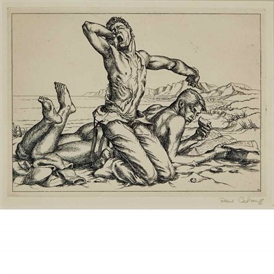 Lot 40 - Paul Cadmus TWO BOYS ON A BEACH, NO. 1 (D. 42)...