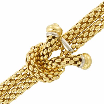 Lot 3011 - Two-Color Gold Bracelet