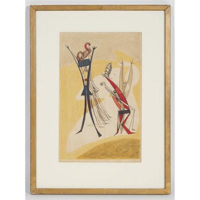 Lot 193 - Max Ernst (1891-1976) RHYTHMES Color...