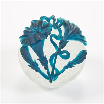 Lot 228 - Glass Paperweight Signed and inscribed Barry...