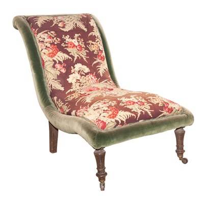 Lot 452 - Two Pairs of Victorian Upholstered Chairs