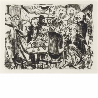 Lot 23 - Max Beckmann KAHLBAUM (H. 157 Ba) Drypoint,...