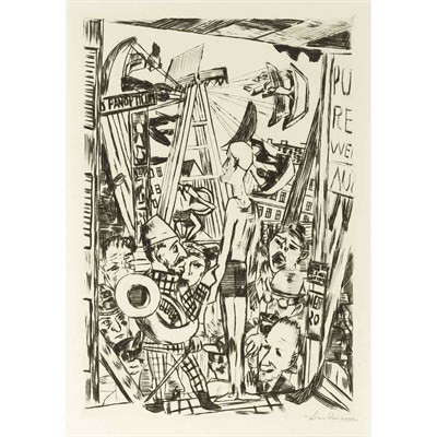Lot 25 - Max Beckmann DER GROSSE MANN (H. 195 II Bb)...
