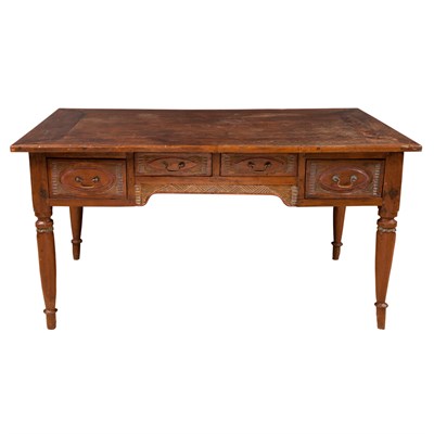 Lot 170 - Colonial Painted Hardwood Writing Table...