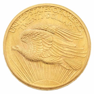 Lot 1208 - United States 1907 $20 St. Gaudens Brilliant...