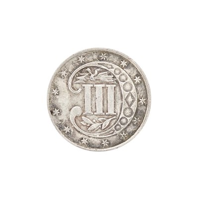Lot 1176 - United States 1861-P 3 Cents Piece (Trimes)...