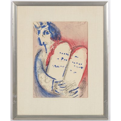 Lot 122 - Marc Chagall MOSES (MOURLOT 126) Color...