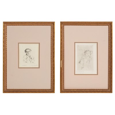 Lot 120 - Lovis Corinth GATTIN DES KUNSTLERS; MANNLICHES...