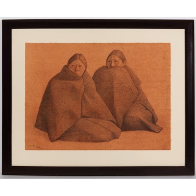 Lot 106 - Francisco Zuniga CHAMULAS ROJO (B. 59) Color...