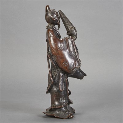 Lot 242 - Japanese Bronze Figure of an Immortal Late...