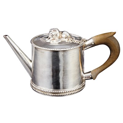 Lot 227 - American Silver Teapot John Jenkins,...