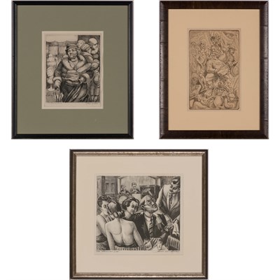 Lot 111 - Kenneth Hayes Miller (1876-1952) SHOPPER...