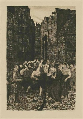 Lot 109 - Käthe Kollwitz DIE CARMAGNOLE (K. 49; KN. 51)...