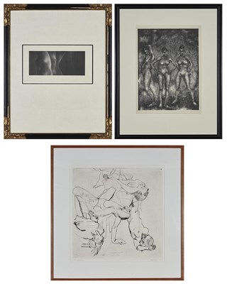 Lot 65 - Sigmund Abeles FALLING Etching, signed and...