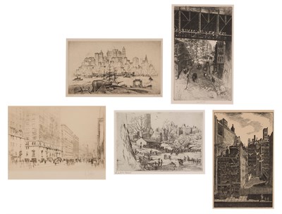 Lot 89 - William Walcot (1874-1943) PARK AVENUE, NEW...