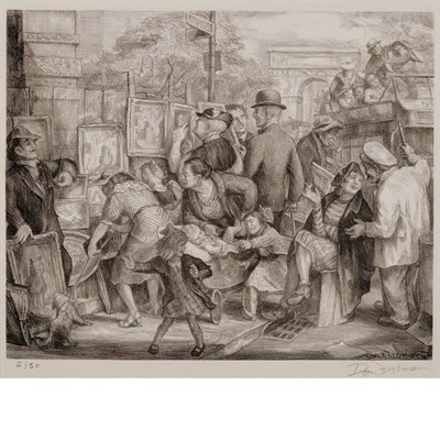 Lot 87 - Don Freeman (1908-1978) WASHINGTON SQUARE ART...