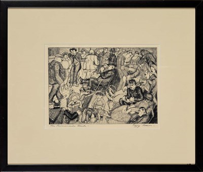 Lot 114 - Peggy Bacon (1895-1987) THE PROMENADE DECK...