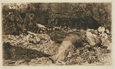 Lot 110 - Käthe Kollwitz VERGEWALTIGT (K. 97; KN. 101)...