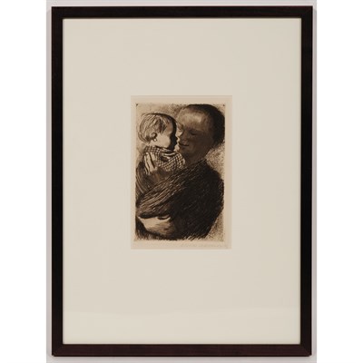 Lot 124 - Kathe Kollwitz MUTTER MIT KIND AUF DEM ARM (K....