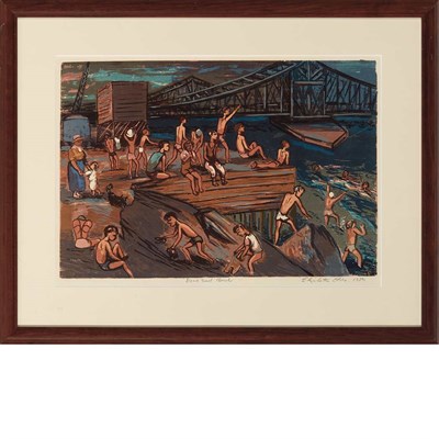 Lot 177 - Elizabeth Olds (1897-1991) DEAD END BEACH...