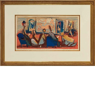 Lot 179 - Elizabeth Olds PICASSO STUDY CLUB Color...