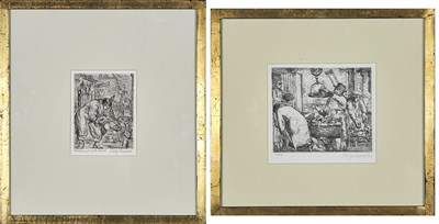 Lot 66 - Philip Reisman BUTCHER SHOP; FOUNTAIN OF YOUTH...