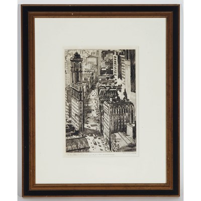 Lot 156 - William C. McNulty (1889-1963) TIMES SQUARE,...
